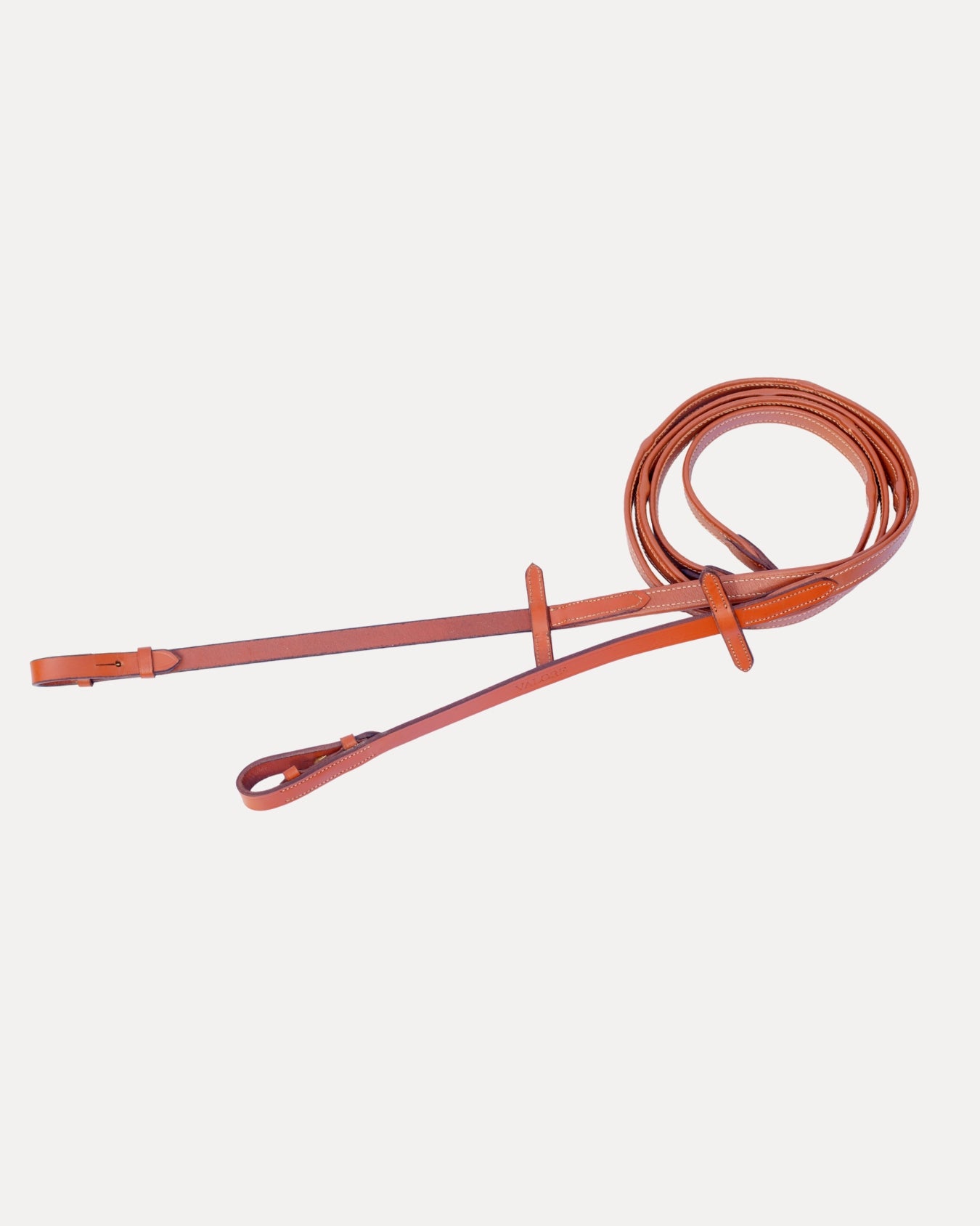 Valore SecureGrip Leather Reins · Tan