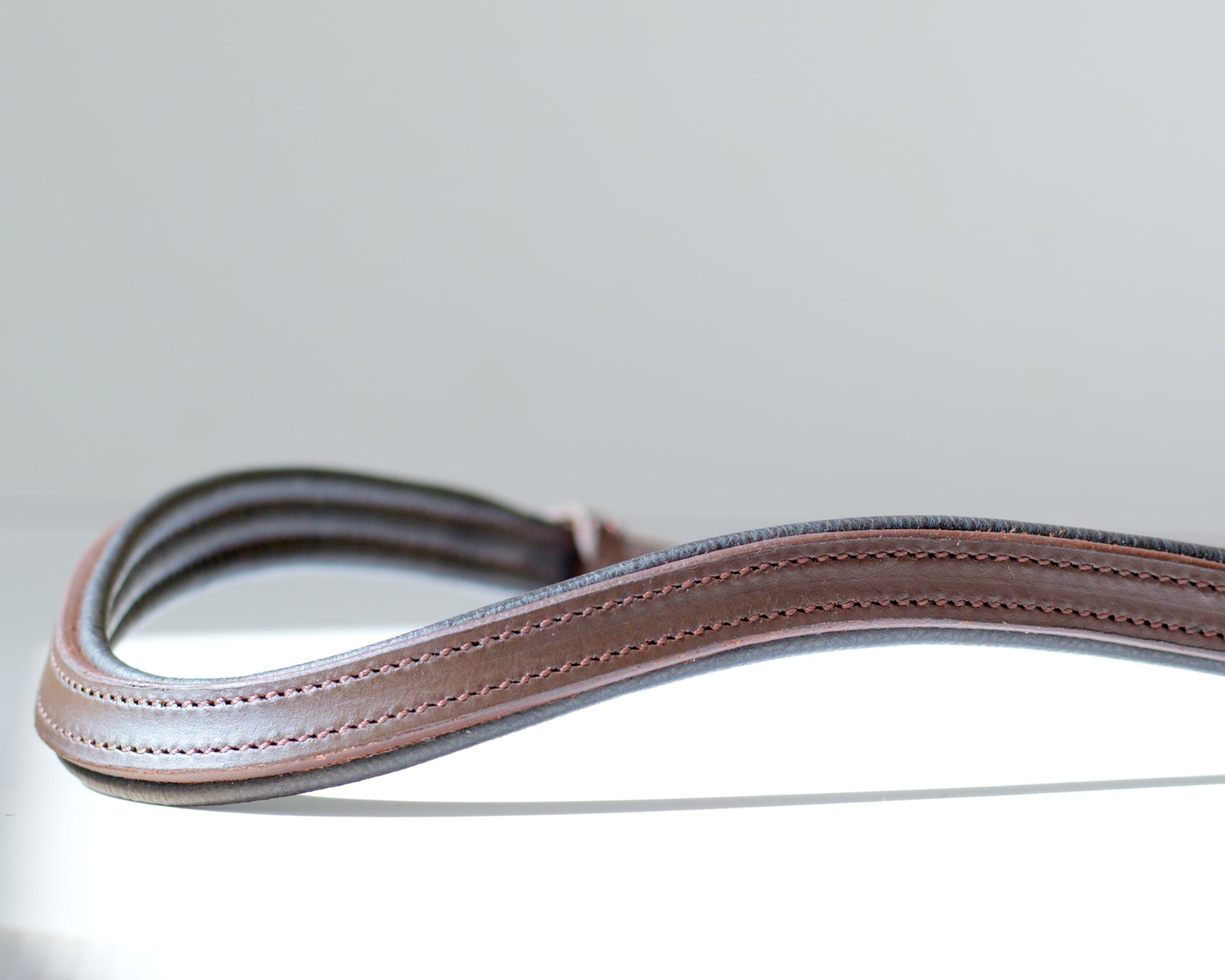 Brown Browband · Plain Leather · U-Shape