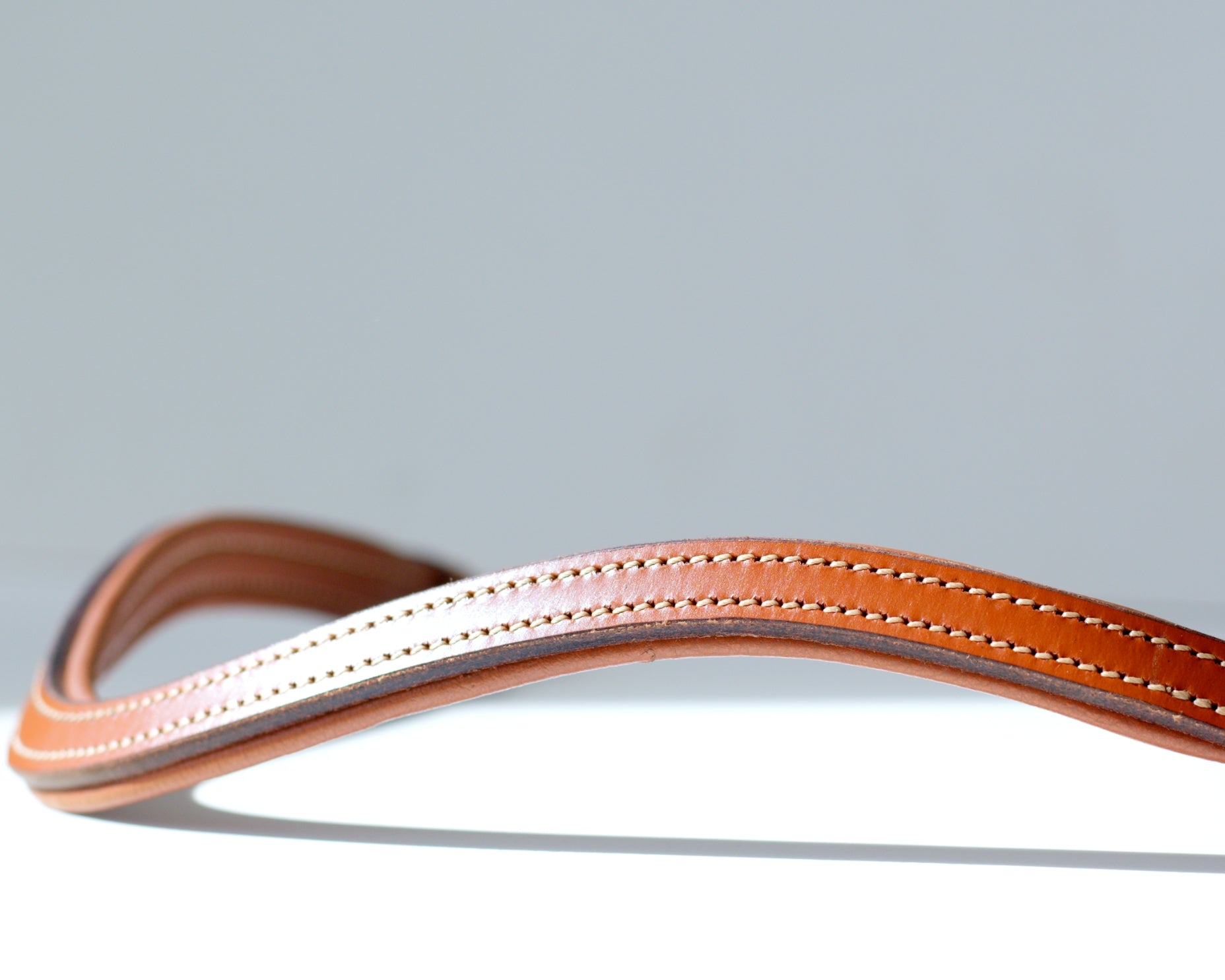 Tan Browband · Plain Leather · U-Shape