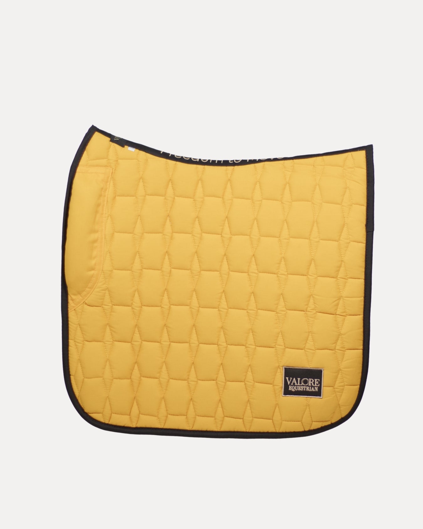 Mustard Cotton Valore Dressage Wither Relief Saddle Pad – Anatomical Saddle Pad for Comfort and Freedom