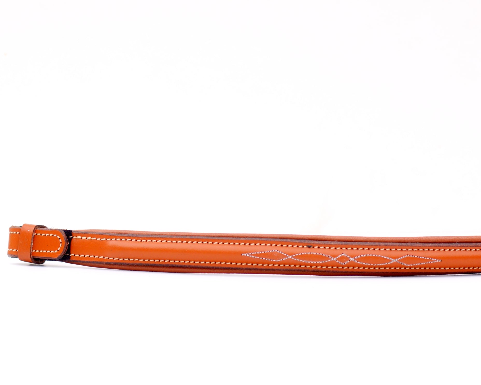 Tan Browband · Fancy stitches · Straight Shape
