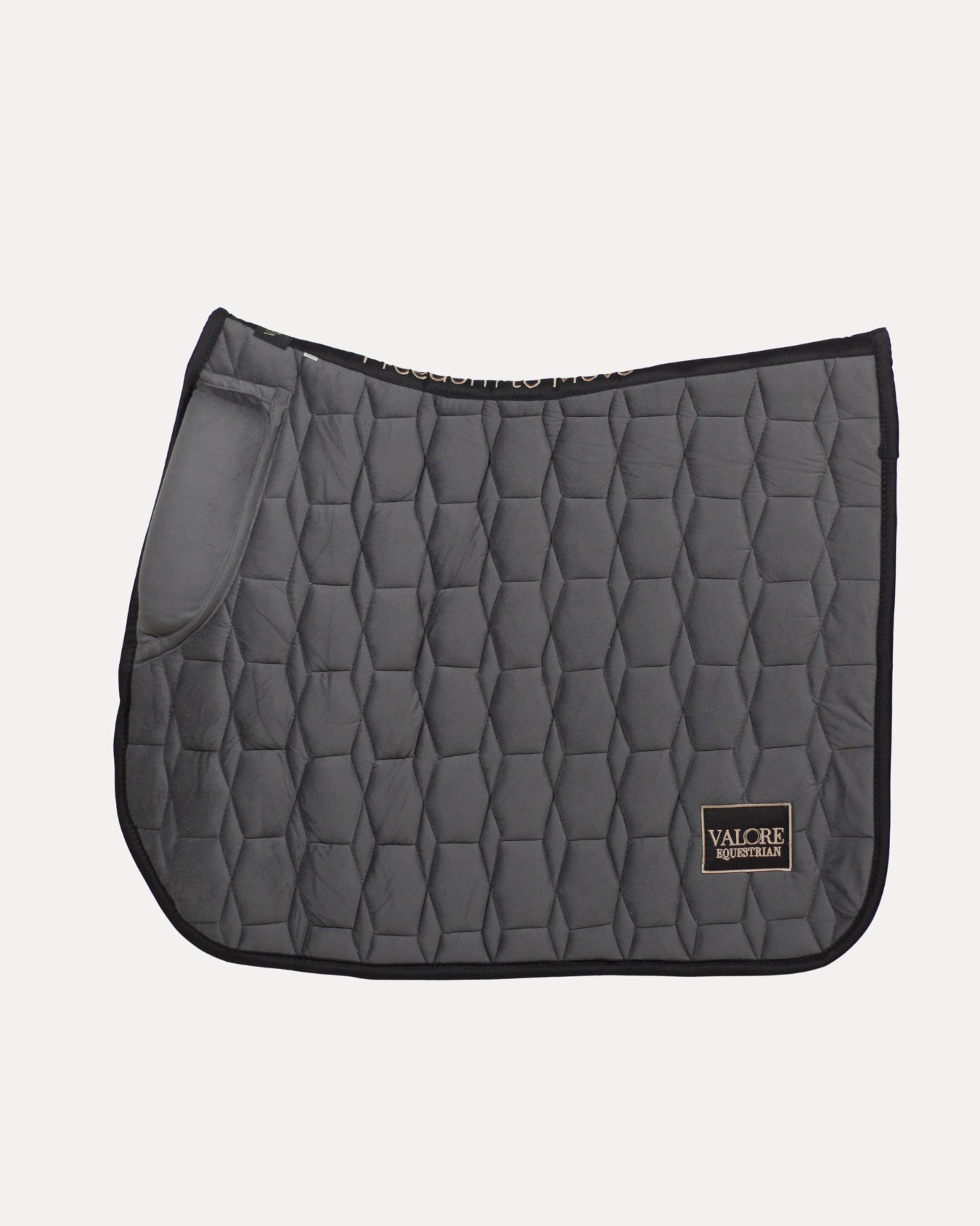 Shadowstone Velvet Valore Jumping Wither Relief Saddle Pad – Anatomical Saddle Pad for Comfort and Freedom