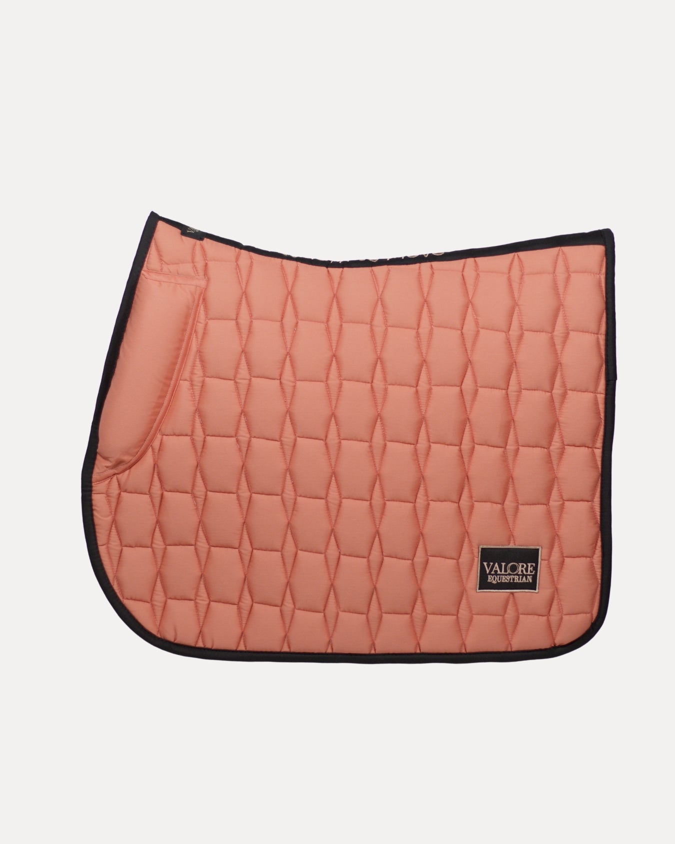 Sunset Coral Cotton Valore Jumping Wither Relief Saddle Pad – Anatomical Saddle Pad for Comfort and Freedom