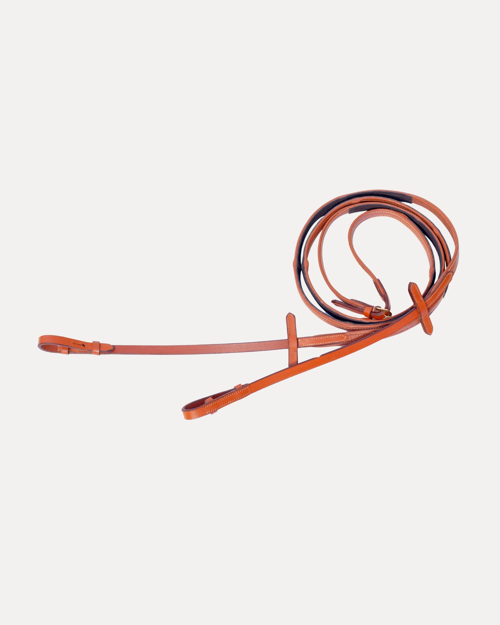 Valore SecureGrip Leather Reins · Tan
